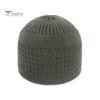 Traditioneller Hut Wellen-Jacquard Runder Dom Gestrickt Unisex Vintage Umwickelter Kopf Elastisch