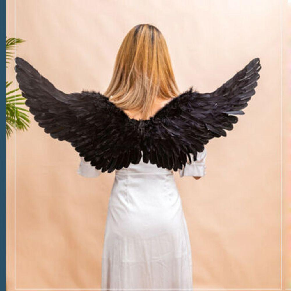Angel Feather Wings Holiday Party Decoration Props Scene Layout New Year Party Christmas Decor Girls Catwalk Performance Show