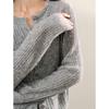 Women's Sequin Merino Wool Knit Cardigan