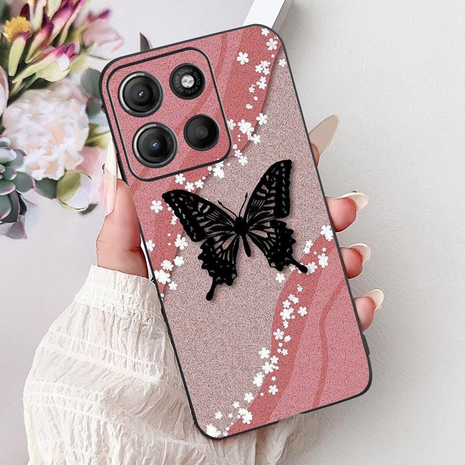 For Motorola Moto G15 Case Stylish Painted Cover Shockproof Soft TPU Phone Case For Motorola G15 G 15 MotoG15 Fundas 6.72'' Capa