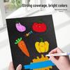 Dual-Tip Acrylic Marker & Paint Brush Set - 48 Colors, Soft Tip for Kids' Art, Opaque & Layerable