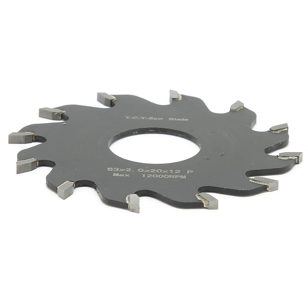 Circular Saw Blade 63x2x20 Carbide Woodworking Saw Disc for Table Saw Machine Trimming Machine
