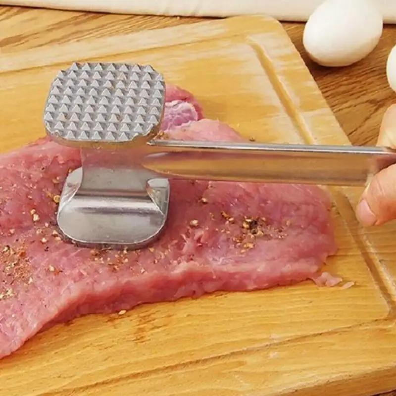 1PC Attendrisseur à Viande en Alliage de Zinc Marteau Maillet Outil pour Pilonner Steak de Bœuf Poulet Porc Marteau à Viande Outil de Cuisine