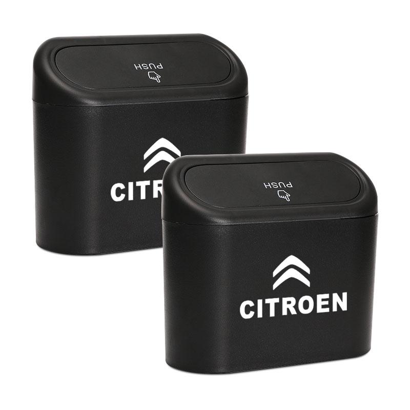 Car Trash Can Storage Box Vehicle Multifunctional Garbage Dust Case For Citroen C1 C2 C3 C4 C5 C6 C8 C4L DS3 DS4 DS6 Accessories anw123