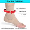 1 Pair Ankle Bone Protection Socks Malleolar Sleeves with Gel Pads for Boots Skates Splints Braces Skating Hockey Roller Ski