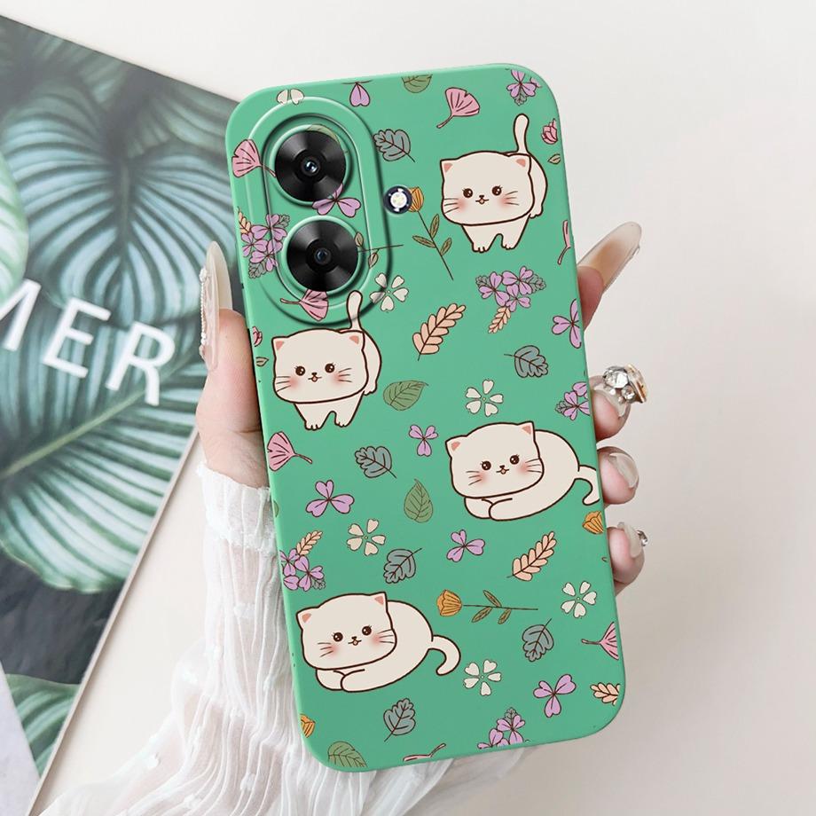 For Realme Note 60 Case Cover Realme Narzo N61 Soft Silicone TPU Flower Butterfly Girly Fashion Painting Realme Note60 Funda