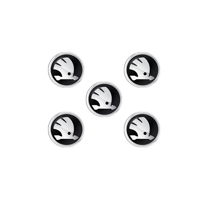 

Car Sticker 2025 New 11mm 14mm Remote Car Key Stickers Emblem Logo Accessories For Skoda Fabia Kamiq Rapid Kodiaq Octavia A5 A7 11mm