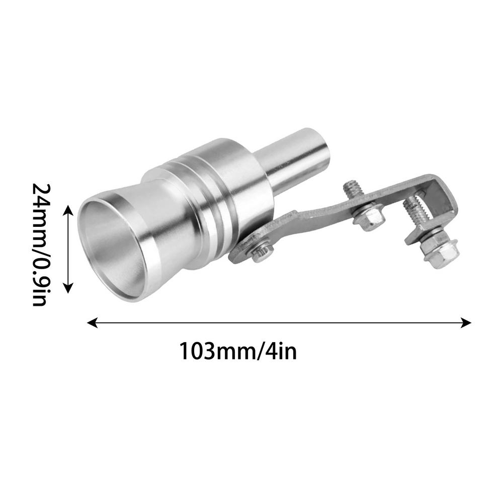 Multiple Sizes Car Turbo Sound Whistle Muffler Exhaust Pipe Whistle Fake Simulator Whistler for Vehicle Car Styling Motorcycle