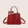 Tasche Vintage Mode Handtasche Rot Brauttasche Leichter Luxus Große Kapazität Mittleren Alters Damen Tasche Muttertasche
