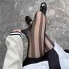 Gestreifte Oberschenkelhohe Strümpfe Strumpfhosen Dessous Strumpfwaren Ultradünne Nylonstrumpfhosen Strumpfhosen Damen Schwarze Strumpfhosen Bodystockings Neu