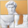 VOSAREA Fat David Statue - Roman Plaster Sculpture for Home Decor, Greek Mythology