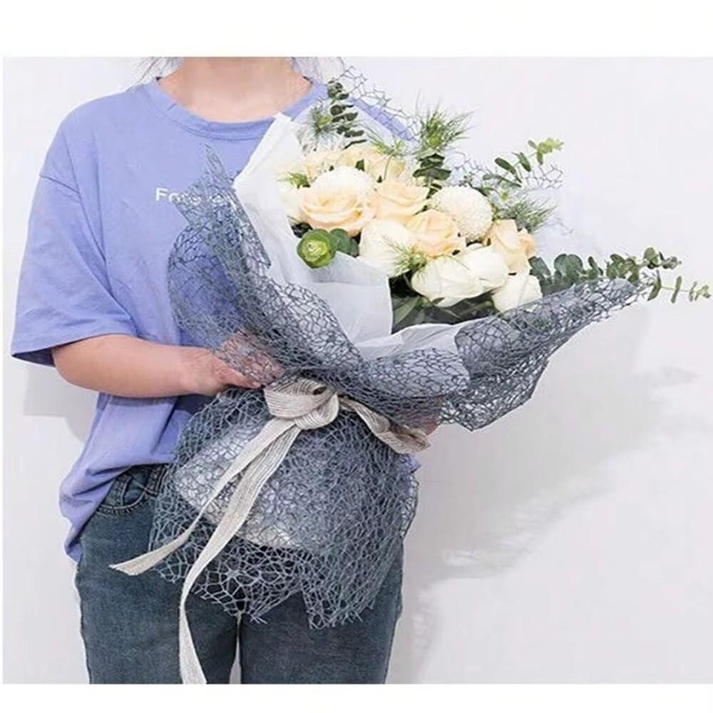 Jacquard Mesh Bouquet Wrap DIY Handmade Bouquet Wrapping Paper  Gift Wrapping Paper