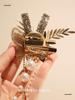 Exquisite High-End Butterfly Pearl Tassel Lapel Pin with Crystals for Weddings