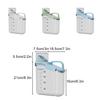 2pack/lot BPA-free Storage With Storage 2pieces Transparent Cereal Containers Lids 2pcs/set 4-piece Cereal Containers