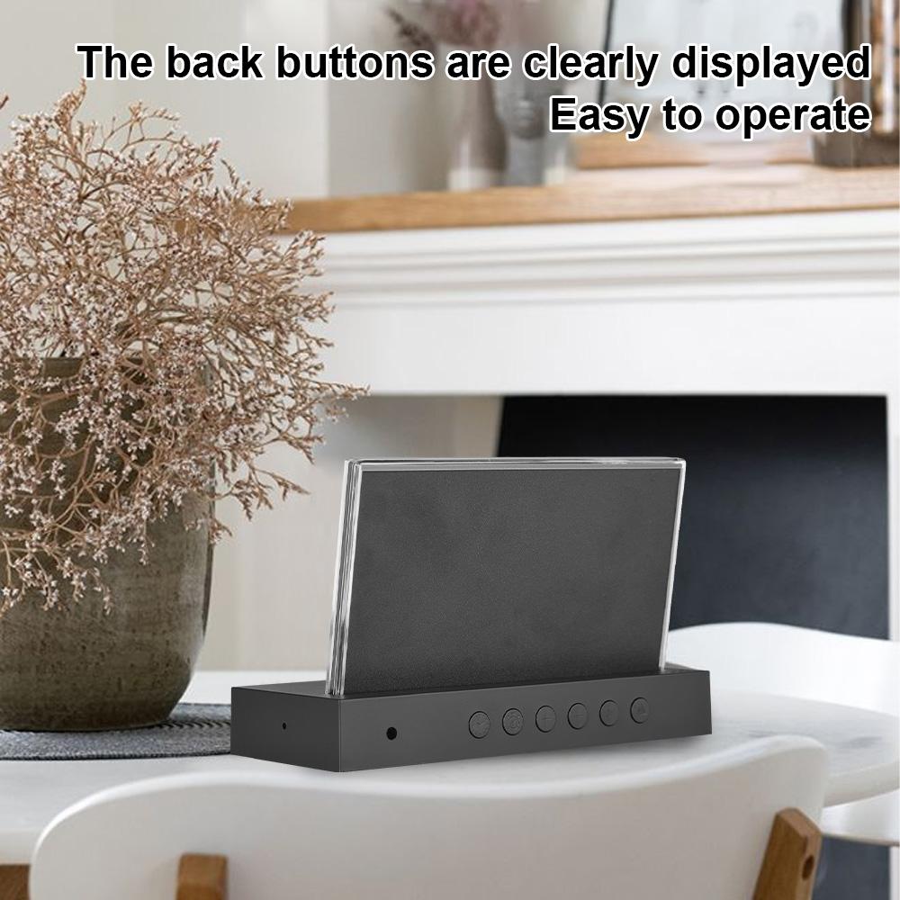 Stație meteo fără fir Interioară în aer liber cu senzori Afișaj color din sticlă transparentă digitală