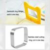 Sandwich Mold, Sealer, Sandwich Cutter Press, Square, Quick Cooking, Bento Making, Homemade Bento Sandwiches, Bread Making Tool, Sandwich, Bread Cutte