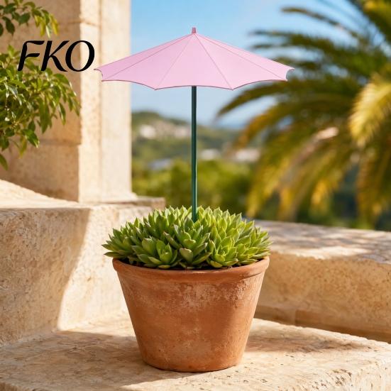 Patio Plant Sunshade 10 Inch Diam Umbrella, Outdoor UV Protection Shade, Mini Parasol Provides Shade Seedlings To ?Defend Plants from