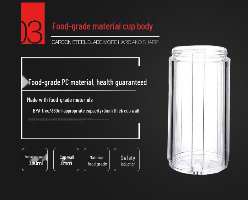 Tragbarer USB-Wiederaufladbarer Mini-Elektro-Entsafterbecher