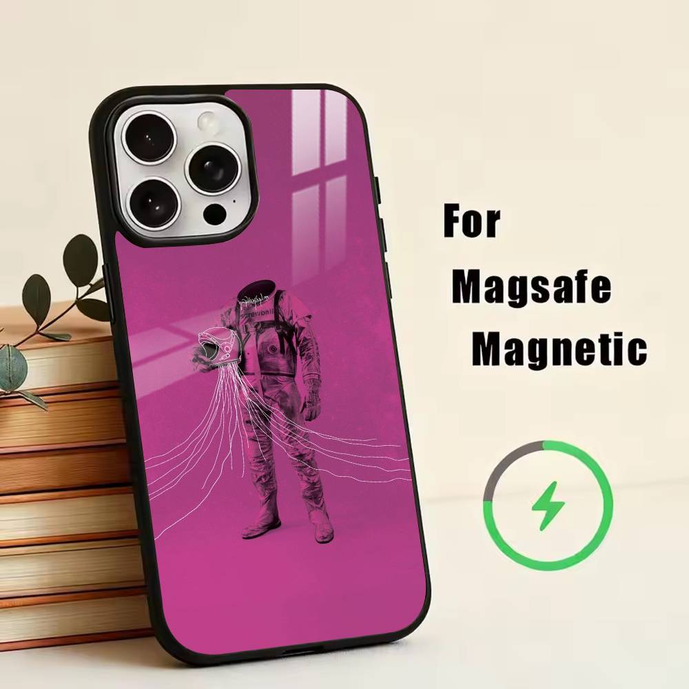 KK-Kasabian Phone Case For iPhone17,16,15,14,13,12,11 Plus,Pro Magnetic For Magsafe Wireless Charging