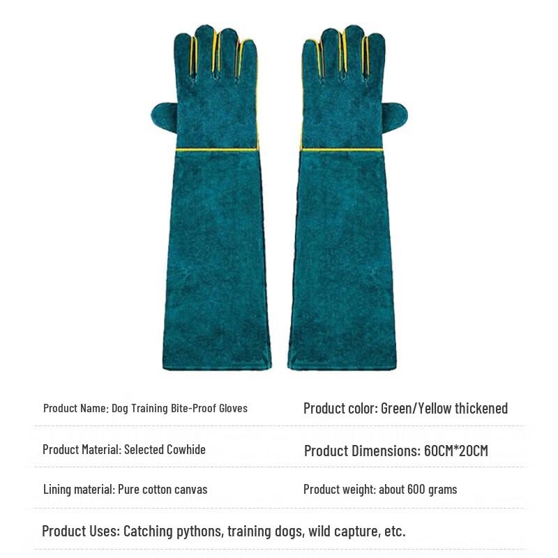 Thickened Lengthened Dog Training Anti-Bite Gloves