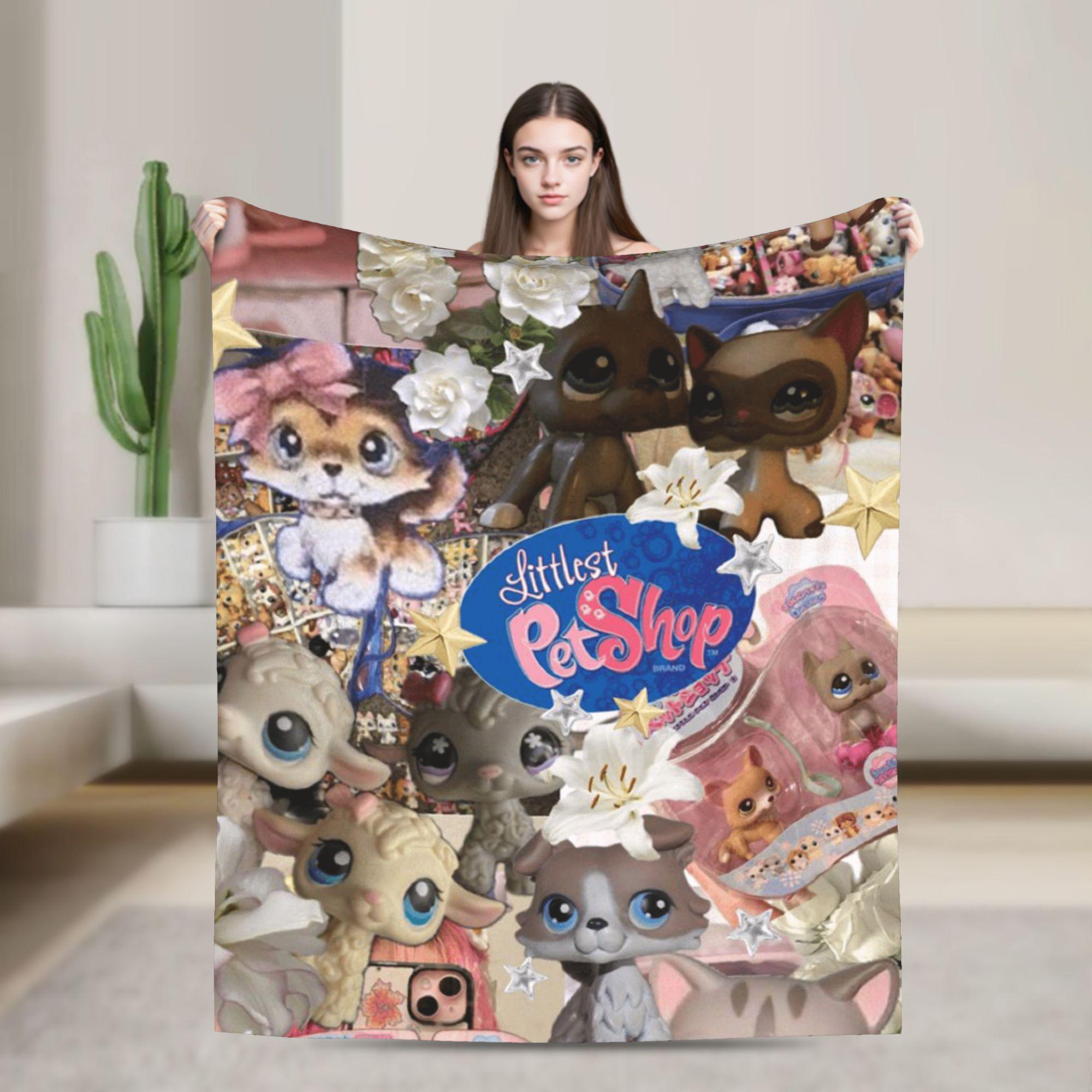 

Одеяло Littlest Pet Shop Мягкое Теплое Уличное Тренд Плюшевое Одеяло Для Детей Диван Кровать Фланелевое Покрывало Покрывало 75x90cm