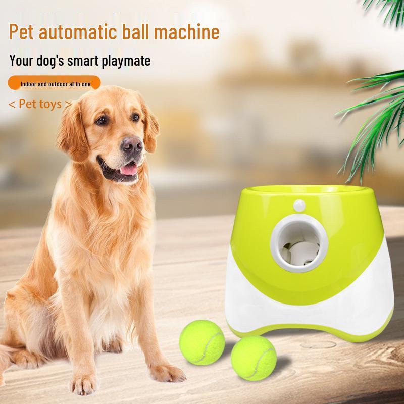 Dog Tennis Ball Launcher: Automatic Throwing Machine for Fetch and Exercise