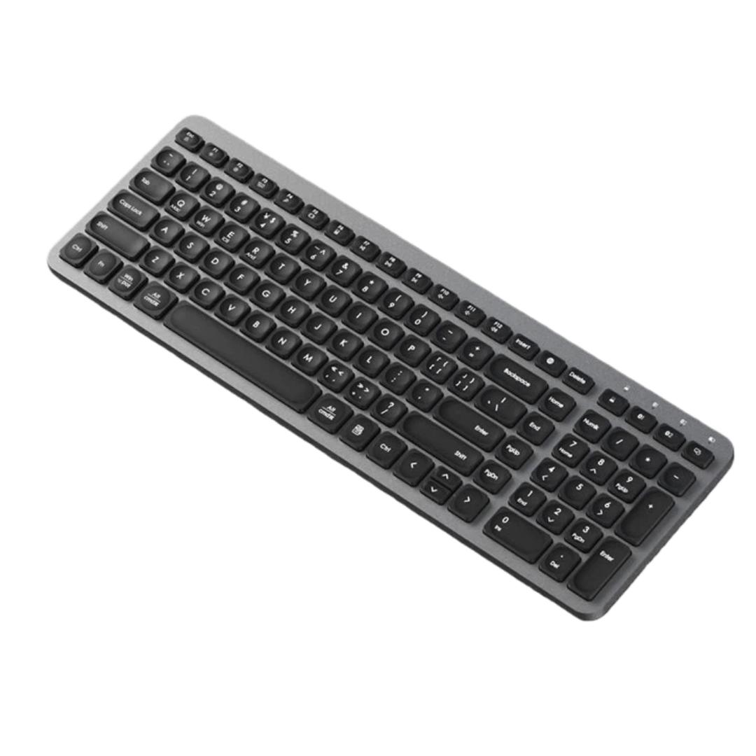 

Wireless Bluetooth Charging Keyboard, Office Tablet, Mobile Phone, Laptop, iPad Silent keyboard, Black and Gray, Type-C Charging чорний
