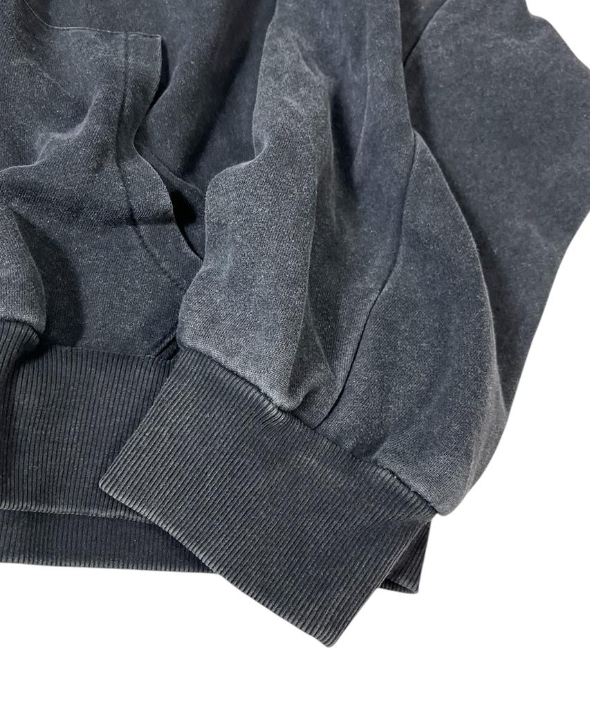 Rock Star Vintage Washing Hoodie ((Washed Black))