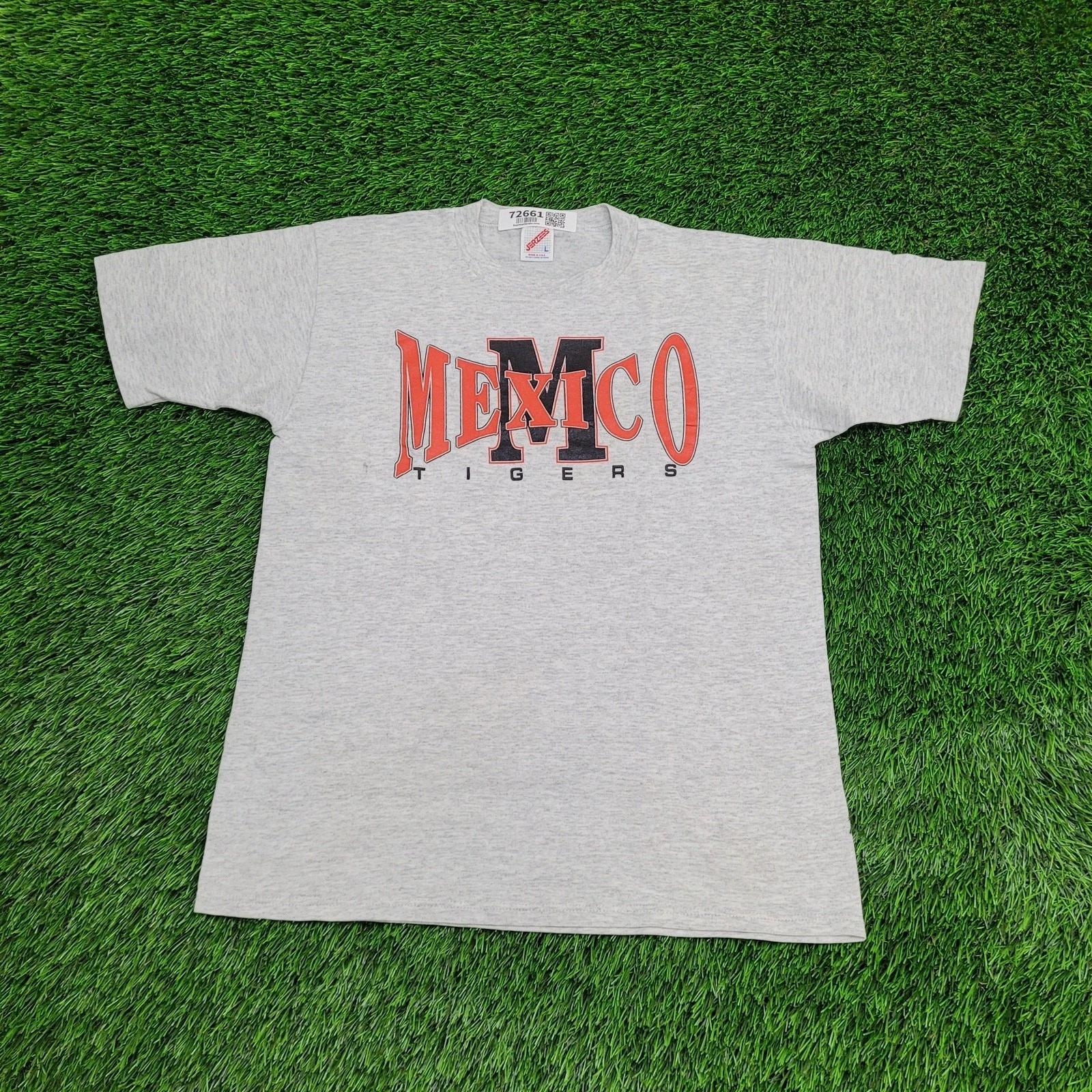 

Vintage 80s Mexico Tigers Shirt Medium 19x25 USA 3XL