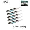 Rainbow Fish Soft Bait - Lure with Pointed Tail for Freshwater & Saltwater Fishing
