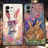 Phone Case for Xiaomi Mi 17 Pro Max 15 14 13 12 11 Ultra 15T 14T 13T 12T 11T Pro Lite Soft TPU Ink And Wash Painting Rabbit Art