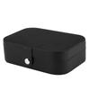 Vintage Leather Jewelry Box For Earrings Bracelets And Rings With Elegant Storage Solution