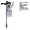 Premium Halloween Decoration Materials Animated Witch Decoration, Sound Activated Lighted Haunted House Prop, Hanging Ornament Creepy Flying