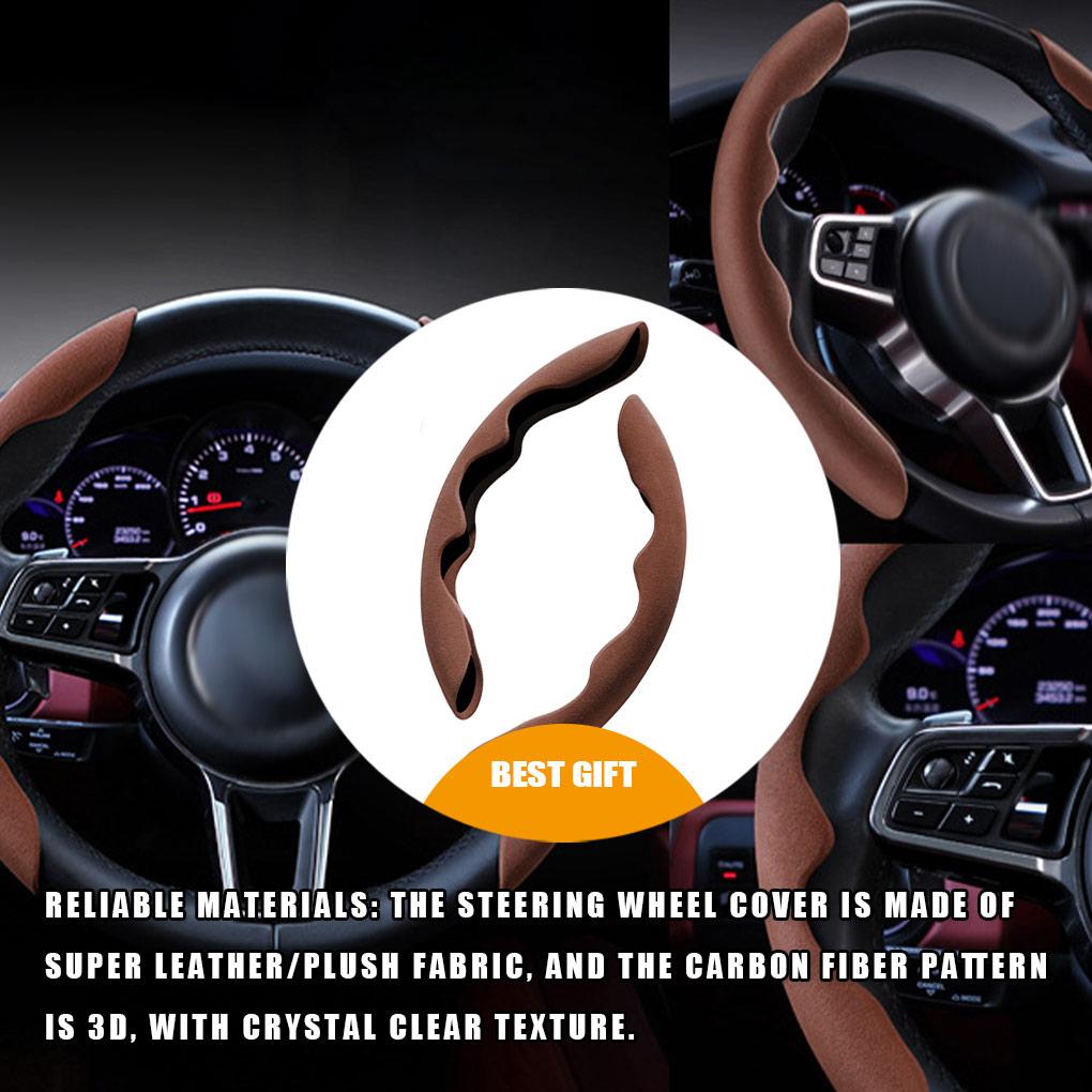 Car Steering Wheel Frame Trim Cover Automobile Sticker Universal Interior Set Spare Replacement Parts Accessories