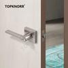 American Bathroom Door Lock Bathroom Keyless Three-pole Hand Lock Home Bedroom Door With Key Door Handle Spherical Lock Doorknob