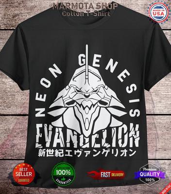 Neon Genesis Evangelion Shirt EVA 01 Japanischer Anime Manga T-Shirt Tee Otaku NGE