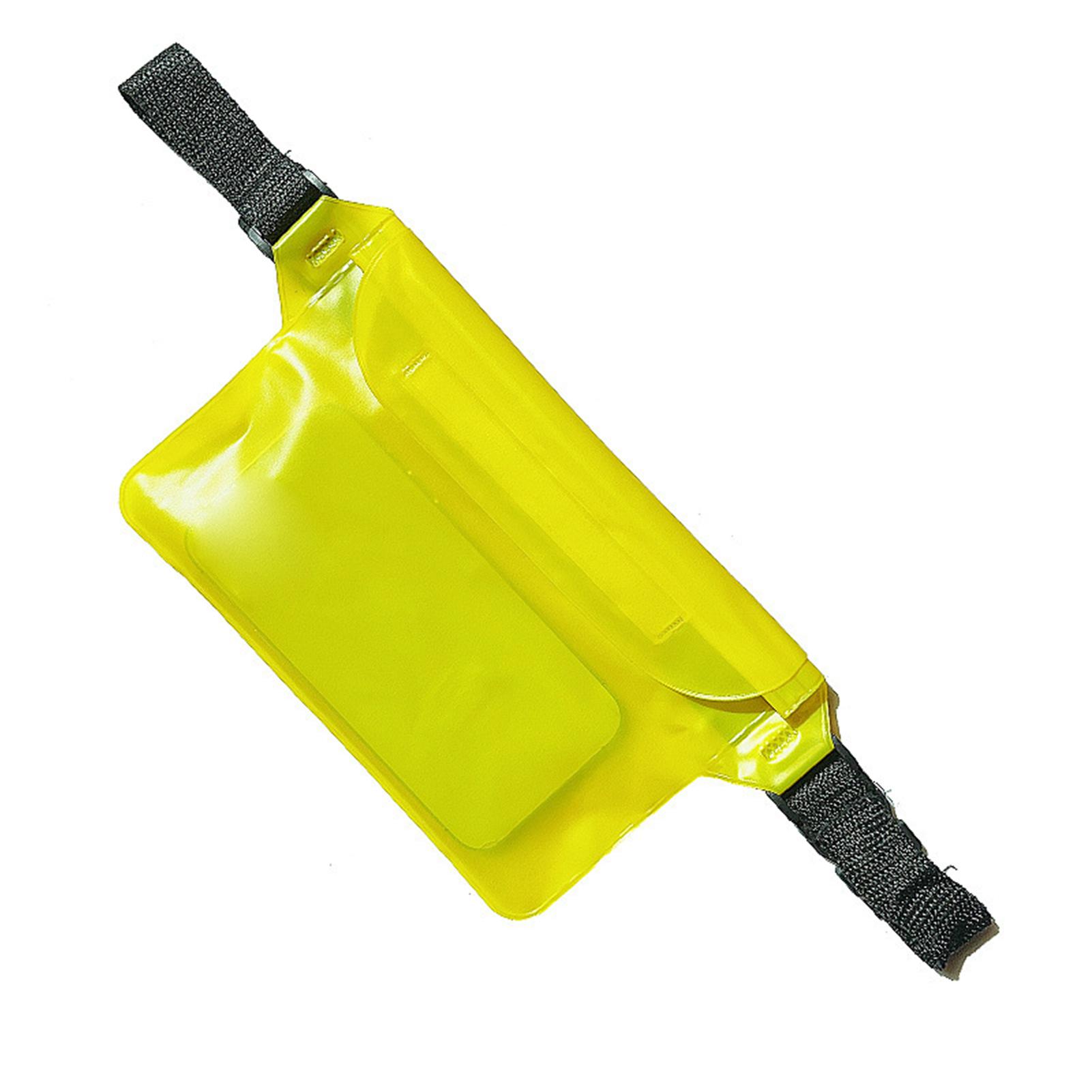 

Удобная в переноске водонепроницаемая сумка для телефона для туристических достопримечательностей водонепроницаемая поясная сумка для плавания мобильный телефон жёлтый