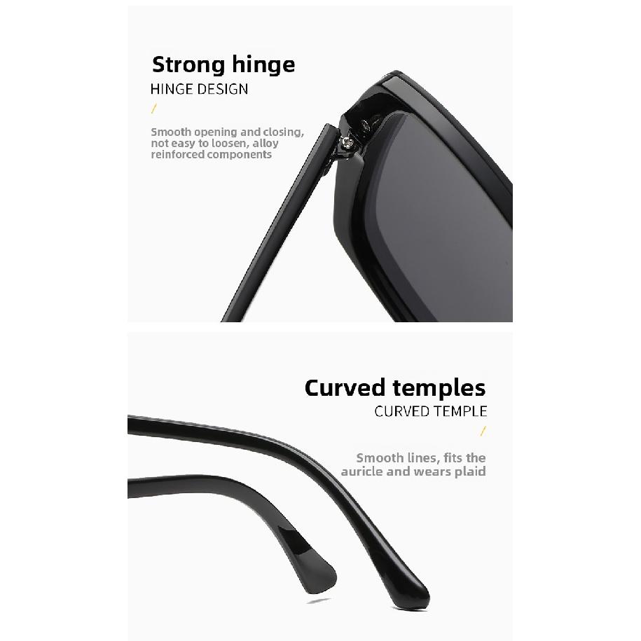 Fashionable Retro Sunglasses, Personalized Polarized Sunglasses for Women, UV400, Light Luxury