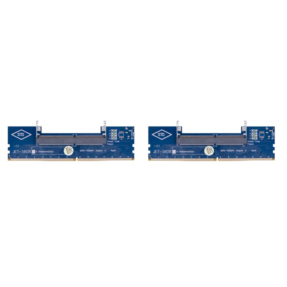 5-1PCS DDR3 DDR4 Laptop To Desktop Memory Adapter Card SO-DIMM To PC DIMM Card Connector Card Memory Stick RAM Connector Adapter