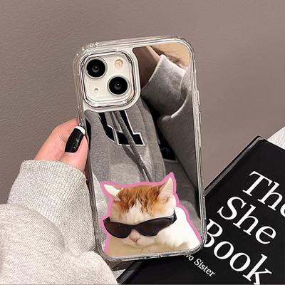 Mobile Phone Cases for iPhone 11 13 XR 15 Pro Max 12 14 Pro Max Case iPhone 16 XS Max Mirror Protective Case Mirror Exquisite Cartoon Waterproof
