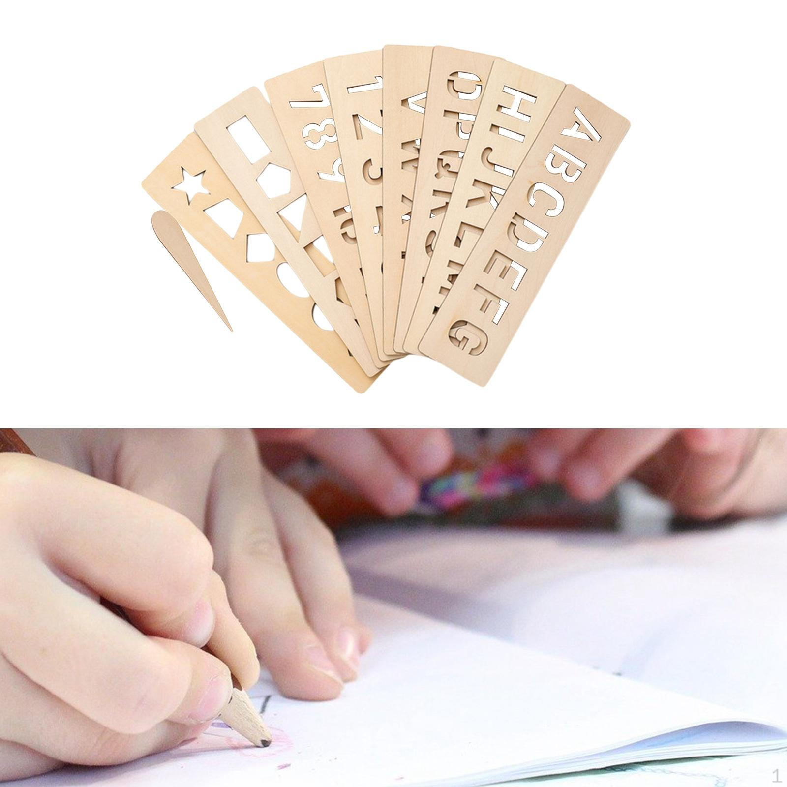 

Творческая деревянная доска для рисования для детей дошкольного возраста - обучающие игрушки Монтессори Навыки письма Alphabet