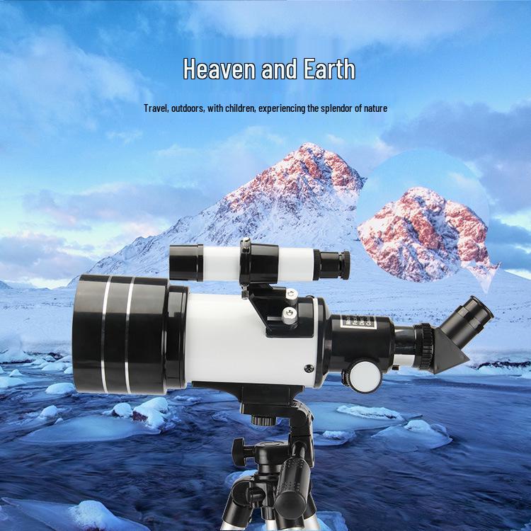 F30070 HD Astronomical Telescope - High Magnification Professional Stargazing Entry Model for Students and Children