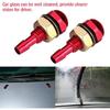 Windshield Sprayer Nozzles, 2pcs Universal Aluminum Alloy Car Auto Front Windshield Wiper Spray Jet Nozzle Replacement Kit(Red)