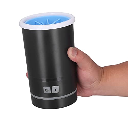 Portable Dog Paw Cleaner with Durable Brush for Small and Medium Dogs and Cats, USB Rechargeable, Lightweight Design