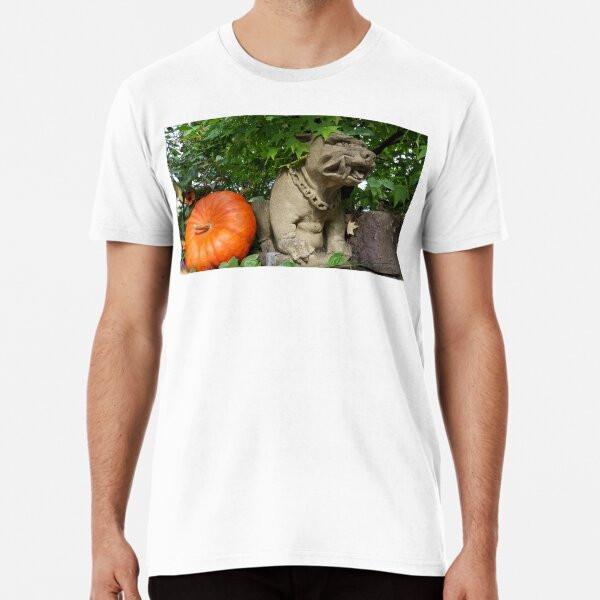 

Gargoyle Dog and Pumpkin Premium T-Shirt S to 5XL Made in the AU/USA T-Shirt 2XL