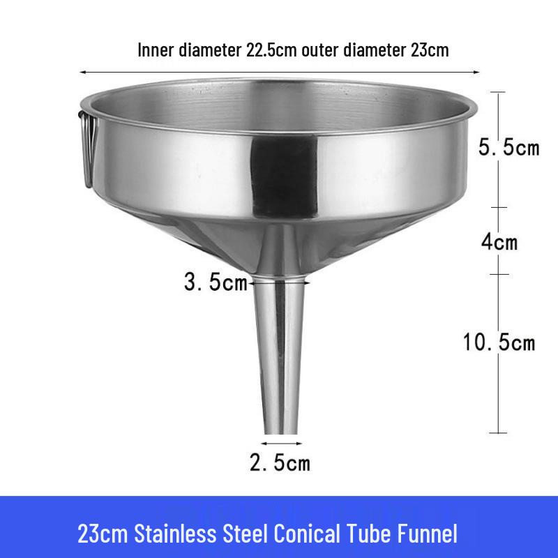 Heavy-Duty Stainless Steel Large Funnel for Industrial Fuel and Oil Press Machines