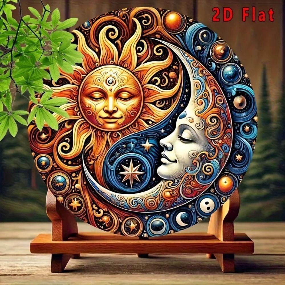 2D Flat Metal Wall Sign Decor