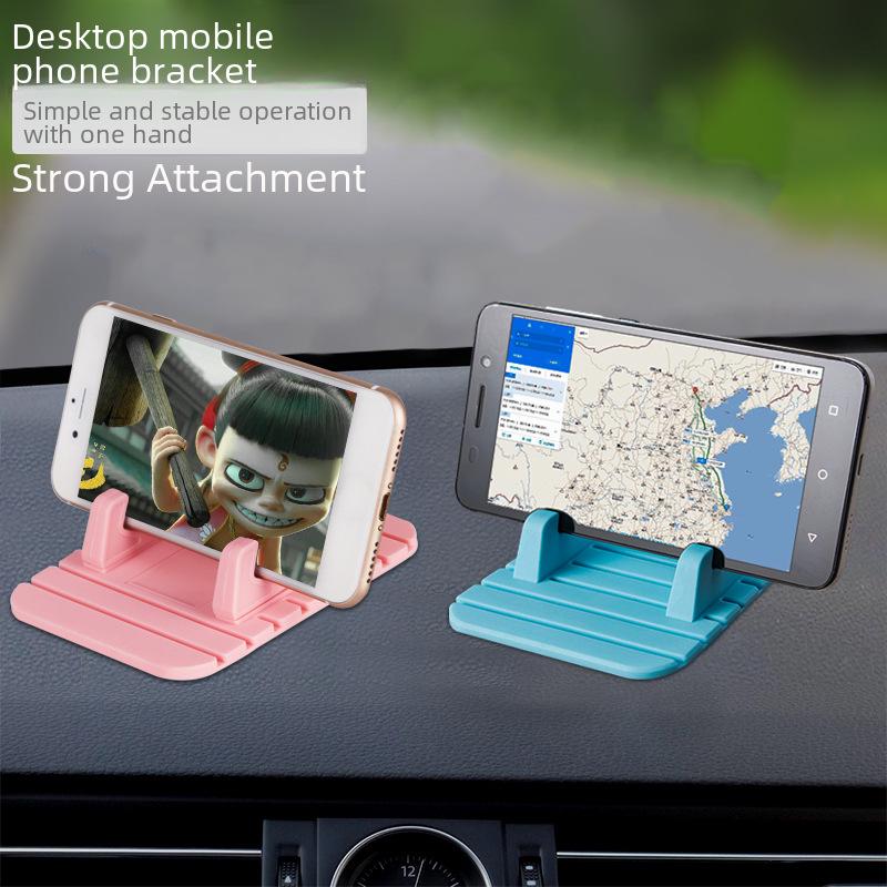 Silicone Car Phone & Tablet Holder - Compact & Flexible Design