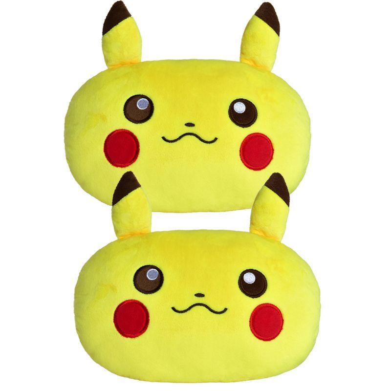 Cartoon Headrest Pillow Cute Headrest Plush Animal Car Lumbar Support Pillow Creative Car Neck Pillow Accessories