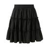 San Cai Plus Size Sweet A-Line Short Skirt